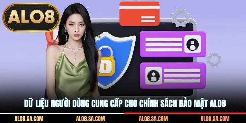 Dữ liệu người dùng cung cấp cho chính sách bảo mật ALO8