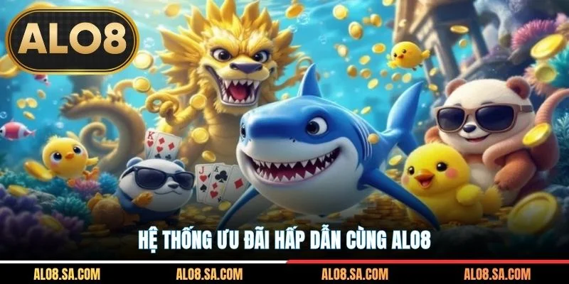 Hệ thống ưu đãi hấp dẫn cùng ALO8
